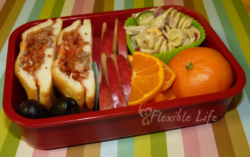 thing two's pizza pocket bento