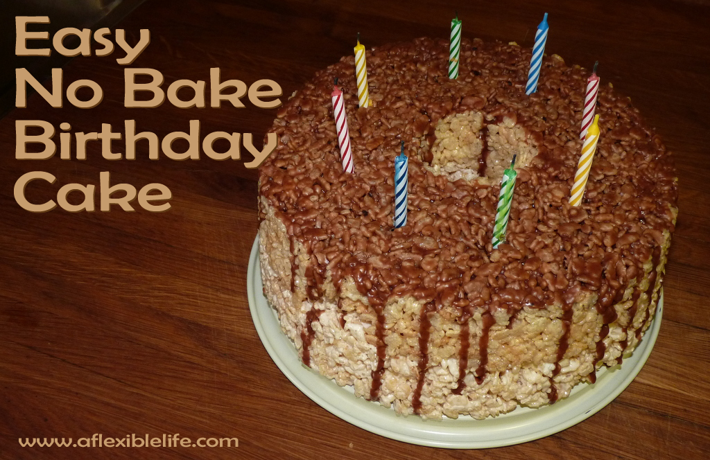 Easy No Bake Birthday Cake
