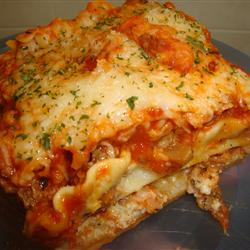 lasagna with meat sauce
